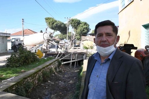 Bağarası Muhtarı Esat Arıcı; “İyi ki Levent Başkan var, iyi ki Söke Belediyesi var”