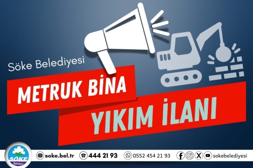 Metruk Bina Yıkım İlanı (Konak Mahallesi)