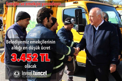 Söke Belediyesi İşçilerine Müjde Geldi
