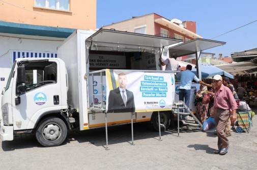 MOBİL HİZMET ARACI BAĞARASI’NDA