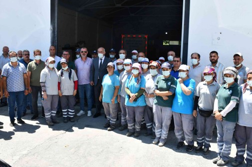 Başkan Tuncel’den işçilere bayram hediyesi