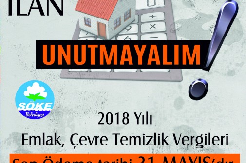 Söke Belediyesi'nden Hatırlatma