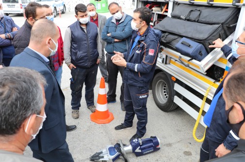 Söke Belediyesi’nin Afet Müdahale Ekibi Eğitime Başladı