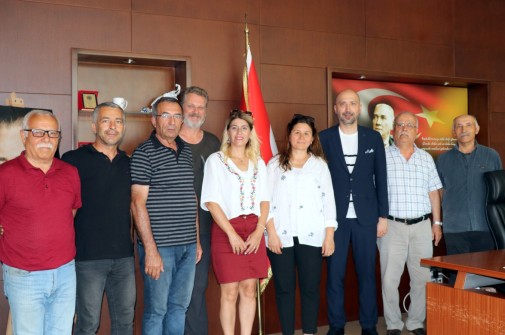 BAŞKANA ZİYARETLER SÜRÜYOR